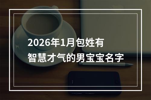 2026年1月包姓有智慧才气的男宝宝名字