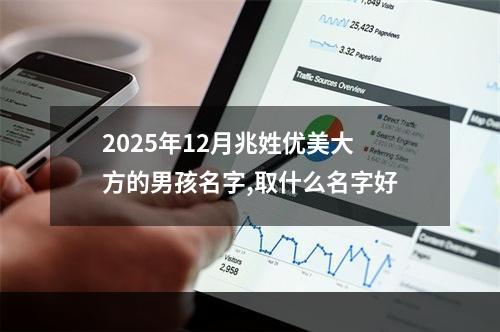 2025年12月兆姓优美大方的男孩名字,取什么名字好