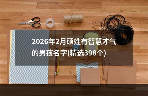 2026年2月硕姓有智慧才气的男孩名字(精选398个)