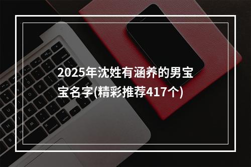 2025年沈姓有涵养的男宝宝名字(精彩推荐417个)