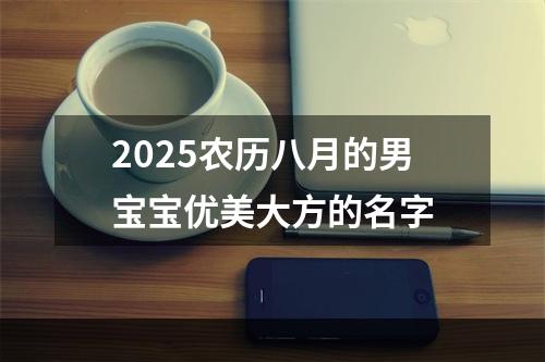 2025农历八月的男宝宝优美大方的名字