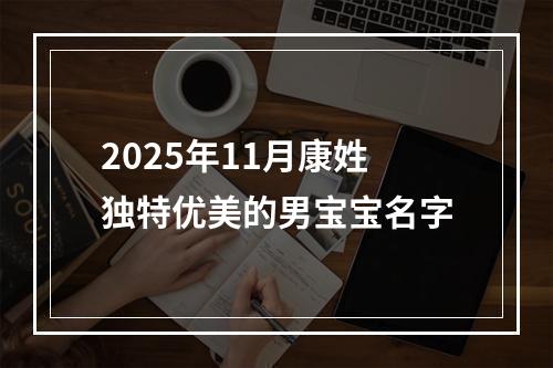 2025年11月康姓独特优美的男宝宝名字