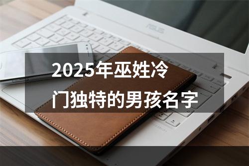 2025年巫姓冷门独特的男孩名字