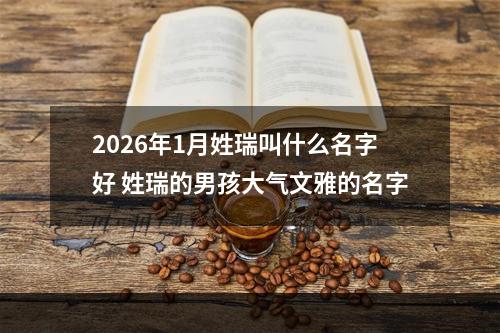 2026年1月姓瑞叫什么名字好 姓瑞的男孩大气文雅的名字