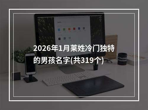 2026年1月莱姓冷门独特的男孩名字(共319个)