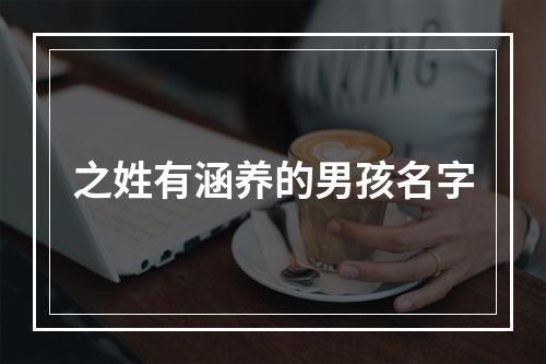 之姓有涵养的男孩名字