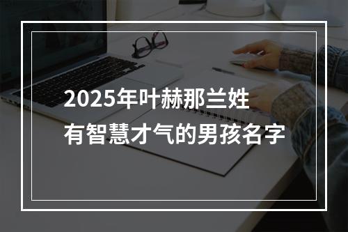 2025年叶赫那兰姓有智慧才气的男孩名字