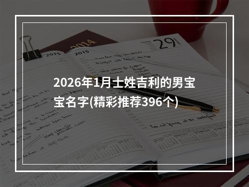 2026年1月士姓吉利的男宝宝名字(精彩推荐396个)