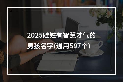 2025眭姓有智慧才气的男孩名字(通用597个)