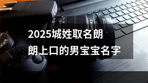 2025城姓取名朗朗上口的男宝宝名字