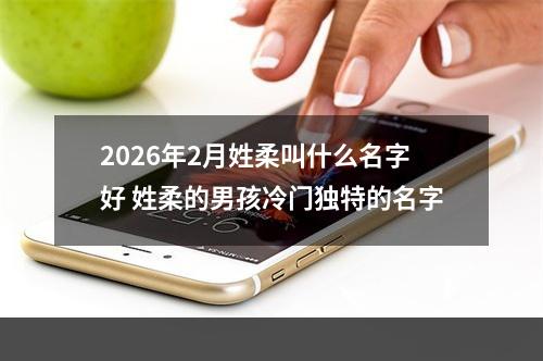 2026年2月姓柔叫什么名字好 姓柔的男孩冷门独特的名字