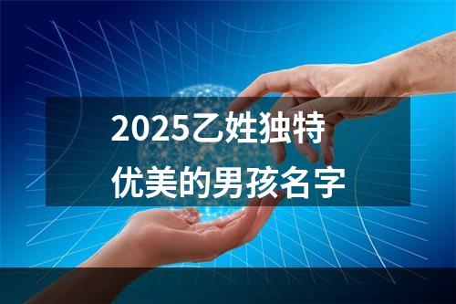 2025乙姓独特优美的男孩名字