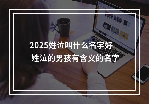 2025姓泣叫什么名字好 姓泣的男孩有含义的名字