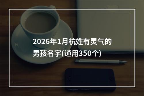 2026年1月杭姓有灵气的男孩名字(通用350个)