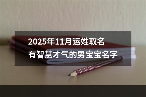 2025年11月运姓取名有智慧才气的男宝宝名字