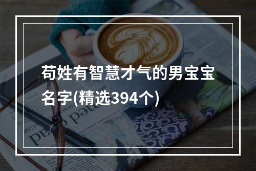 苟姓有智慧才气的男宝宝名字(精选394个)