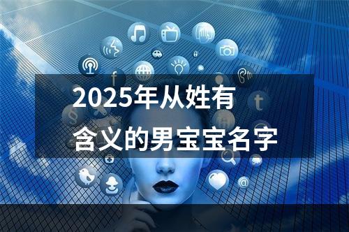 2025年从姓有含义的男宝宝名字