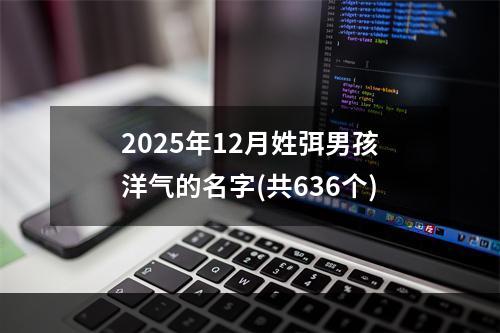 2025年12月姓弭男孩洋气的名字(共636个)