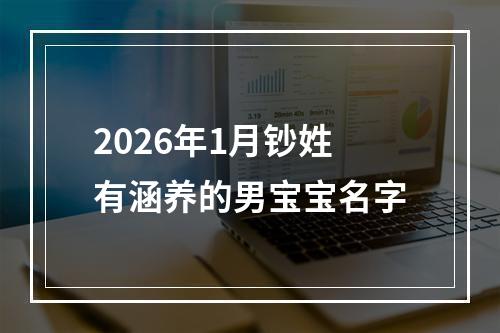 2026年1月钞姓有涵养的男宝宝名字