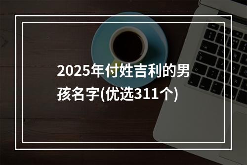2025年付姓吉利的男孩名字(优选311个)