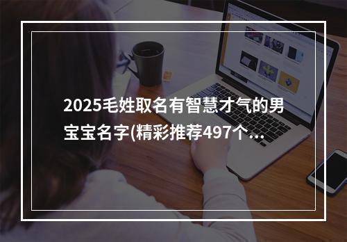 2025毛姓取名有智慧才气的男宝宝名字(精彩推荐497个)