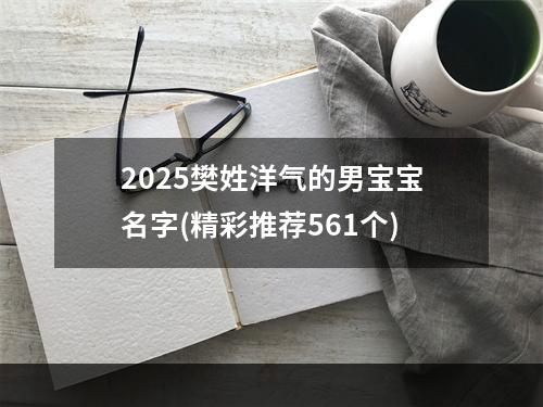 2025樊姓洋气的男宝宝名字(精彩推荐561个)