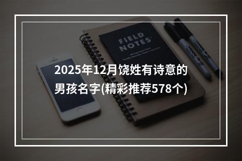 2025年12月饶姓有诗意的男孩名字(精彩推荐578个)
