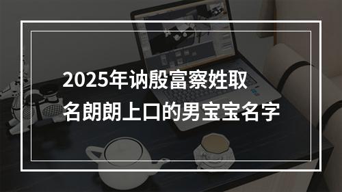 2025年讷殷富察姓取名朗朗上口的男宝宝名字