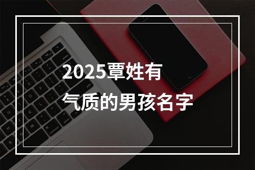 2025覃姓有气质的男孩名字