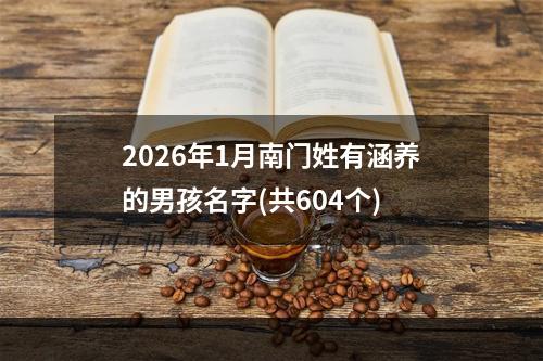 2026年1月南门姓有涵养的男孩名字(共604个)