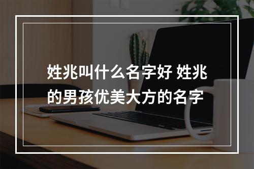 姓兆叫什么名字好 姓兆的男孩优美大方的名字