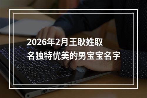 2026年2月王耿姓取名独特优美的男宝宝名字