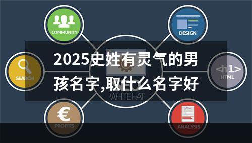 2025史姓有灵气的男孩名字,取什么名字好