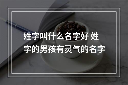 姓字叫什么名字好 姓字的男孩有灵气的名字