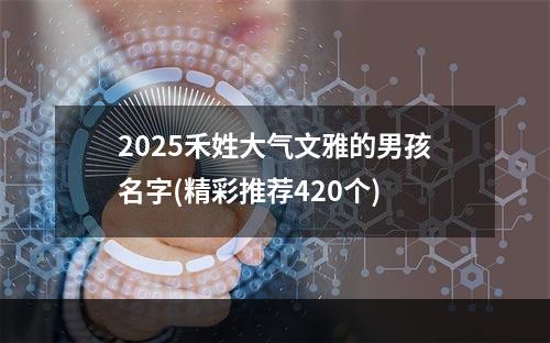 2025禾姓大气文雅的男孩名字(精彩推荐420个)