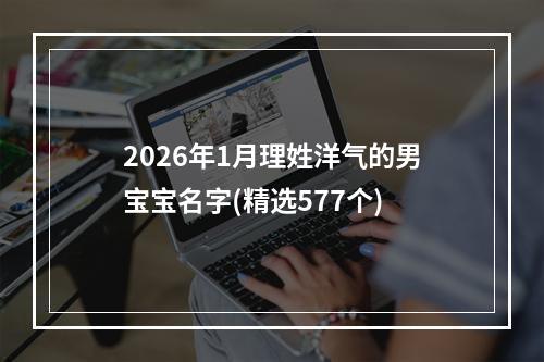 2026年1月理姓洋气的男宝宝名字(精选577个)