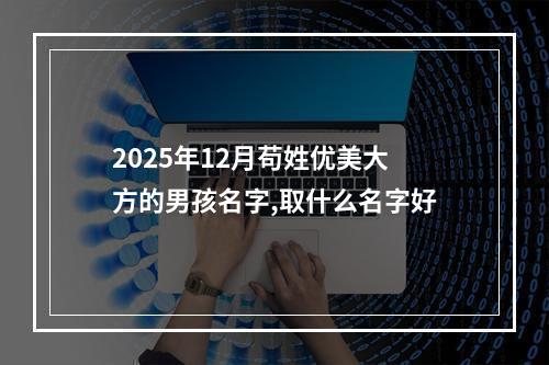 2025年12月苟姓优美大方的男孩名字,取什么名字好