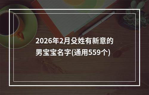 2026年2月殳姓有新意的男宝宝名字(通用559个)