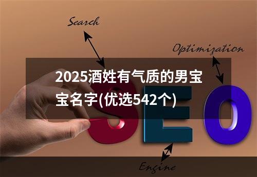 2025酒姓有气质的男宝宝名字(优选542个)