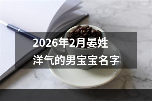 2026年2月晏姓洋气的男宝宝名字