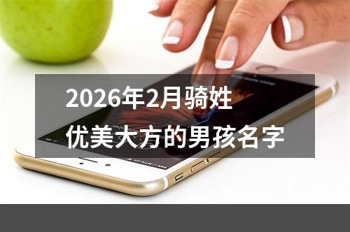 2026年2月骑姓优美大方的男孩名字