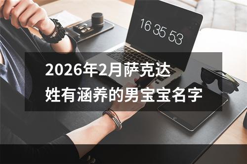 2026年2月萨克达姓有涵养的男宝宝名字