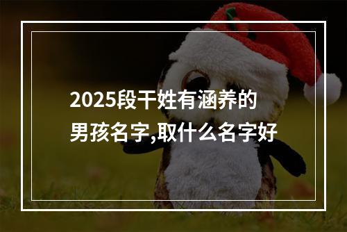 2025段干姓有涵养的男孩名字,取什么名字好
