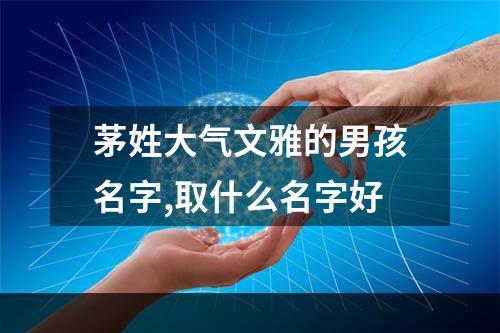 茅姓大气文雅的男孩名字,取什么名字好