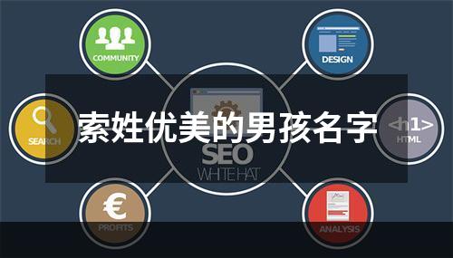 索姓优美的男孩名字