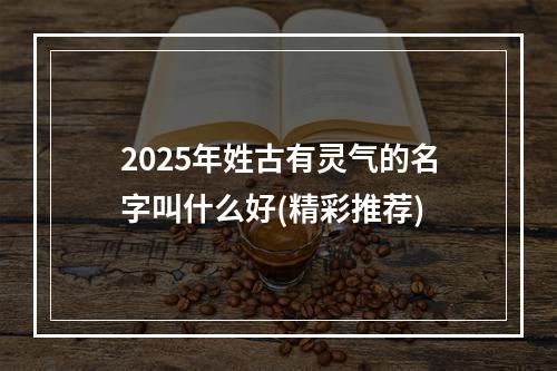 2025年姓古有灵气的名字叫什么好(精彩推荐)