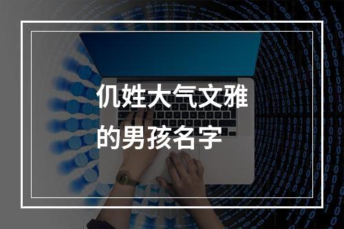 仉姓大气文雅的男孩名字