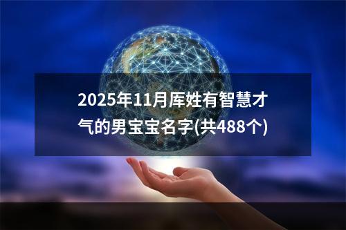 2025年11月厍姓有智慧才气的男宝宝名字(共488个)