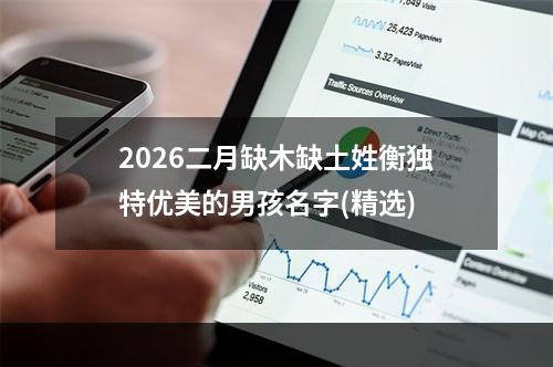 2026二月缺木缺土姓衡独特优美的男孩名字(精选)