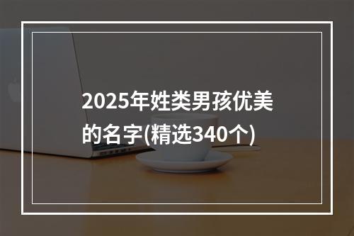 2025年姓类男孩优美的名字(精选340个)